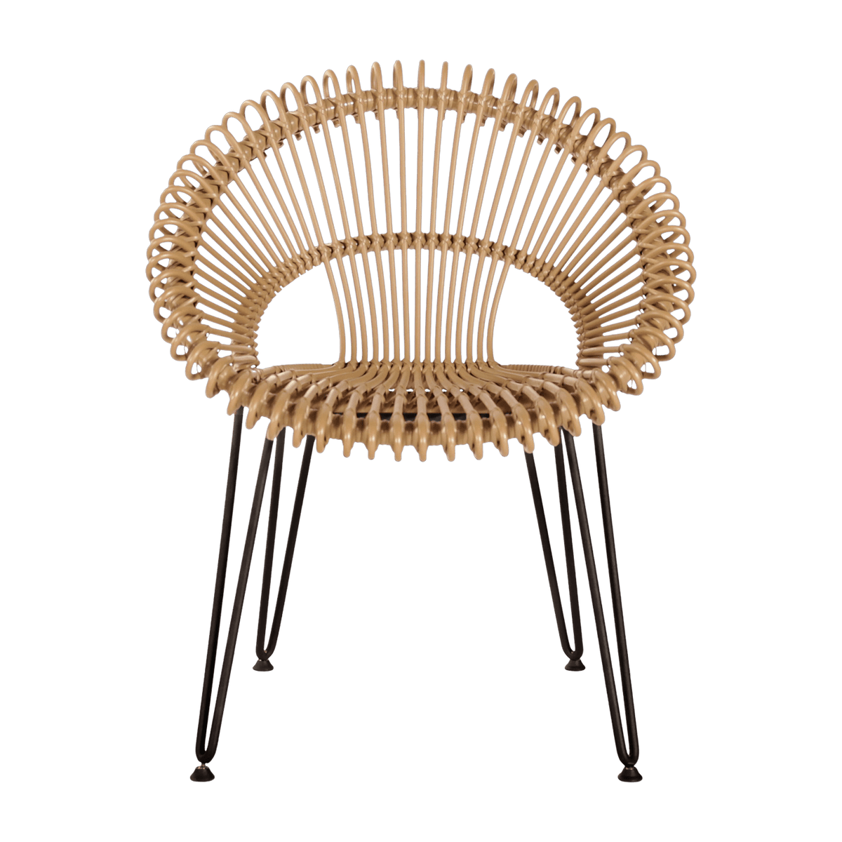 Chaise de repas extérieur camel Roxy - Vincent Sheppard - The Cool Republic