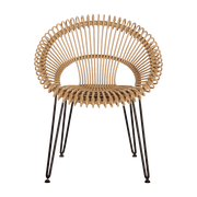 Chaise de repas extérieur camel Roxy - Vincent Sheppard - The Cool Republic