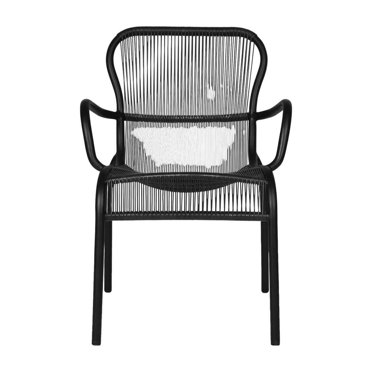 Chaise de repas extérieur noir Loop - Vincent Sheppard - The Cool Republic