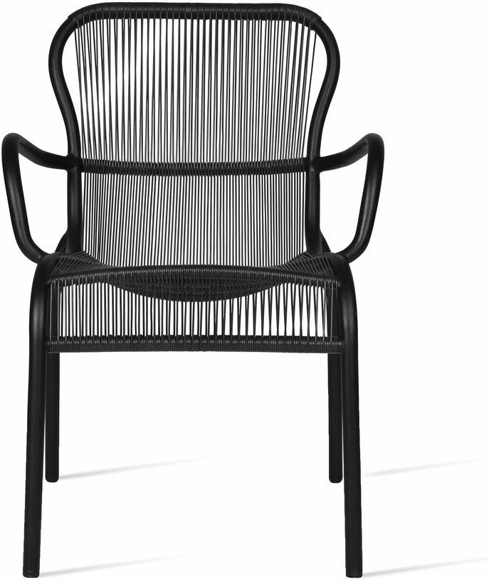 Chaise de repas extérieur noir Loop - Vincent Sheppard - The Cool Republic