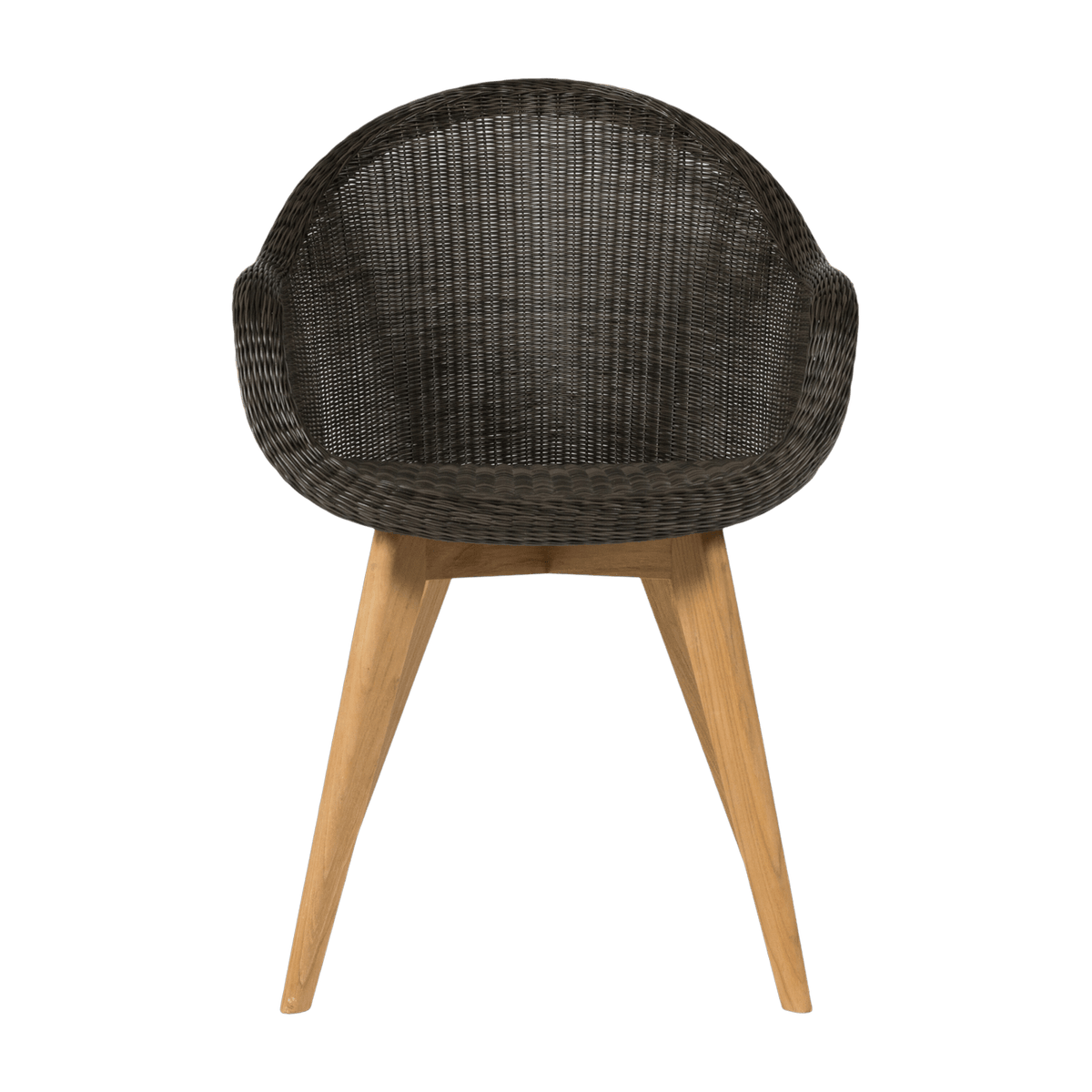 Chaise de repas extérieur teck massif mocca Edgard - Vincent Sheppard - The Cool Republic