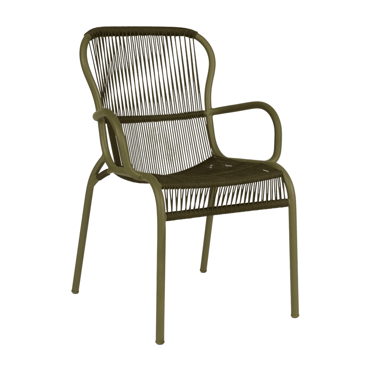 Chaise de repas extérieur vert mousse Loop - Vincent Sheppard - The Cool Republic