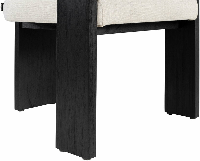 Chaise de salle à manger en bois noire Maravi - Versmissen - The Cool Republic