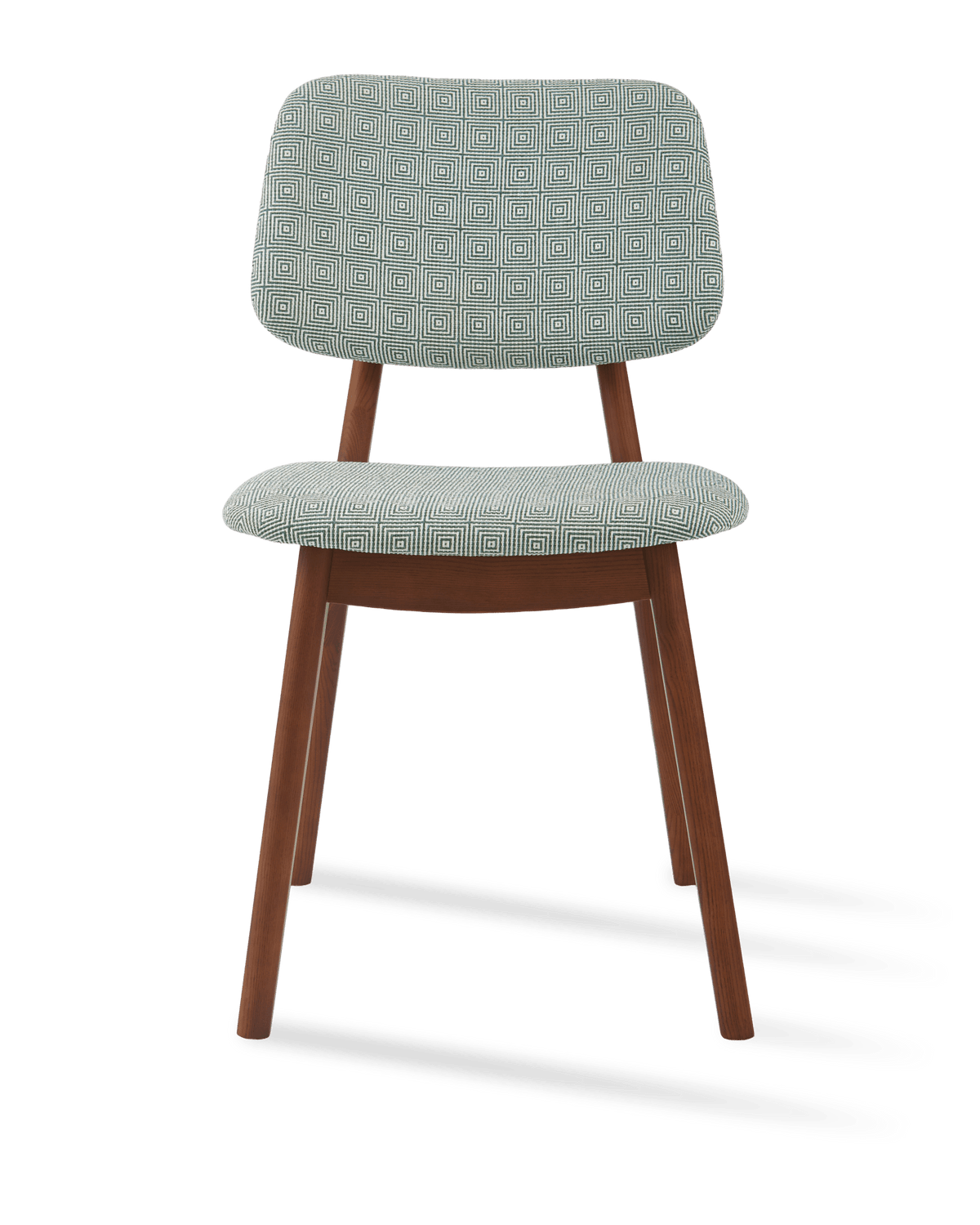 Chaise de salle à manger en tissu vert clair et bois de frêne Squared Happy Days - Pols Potten - The Cool Republic