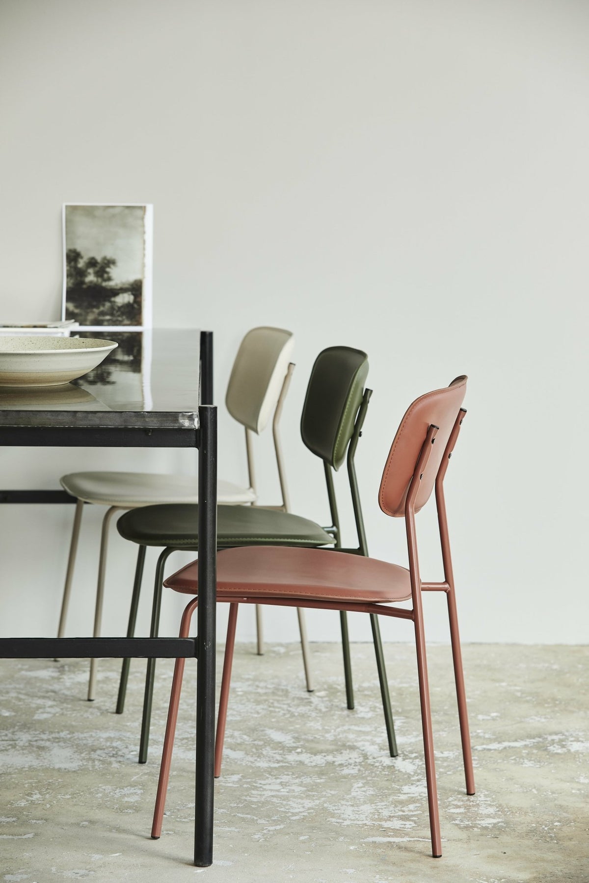 Chaise de salle à manger verte Esa - Nordal - The Cool Republic