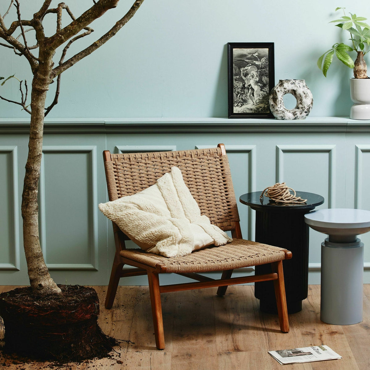 Chaise de salon en teck Club - Nordal - The Cool Republic