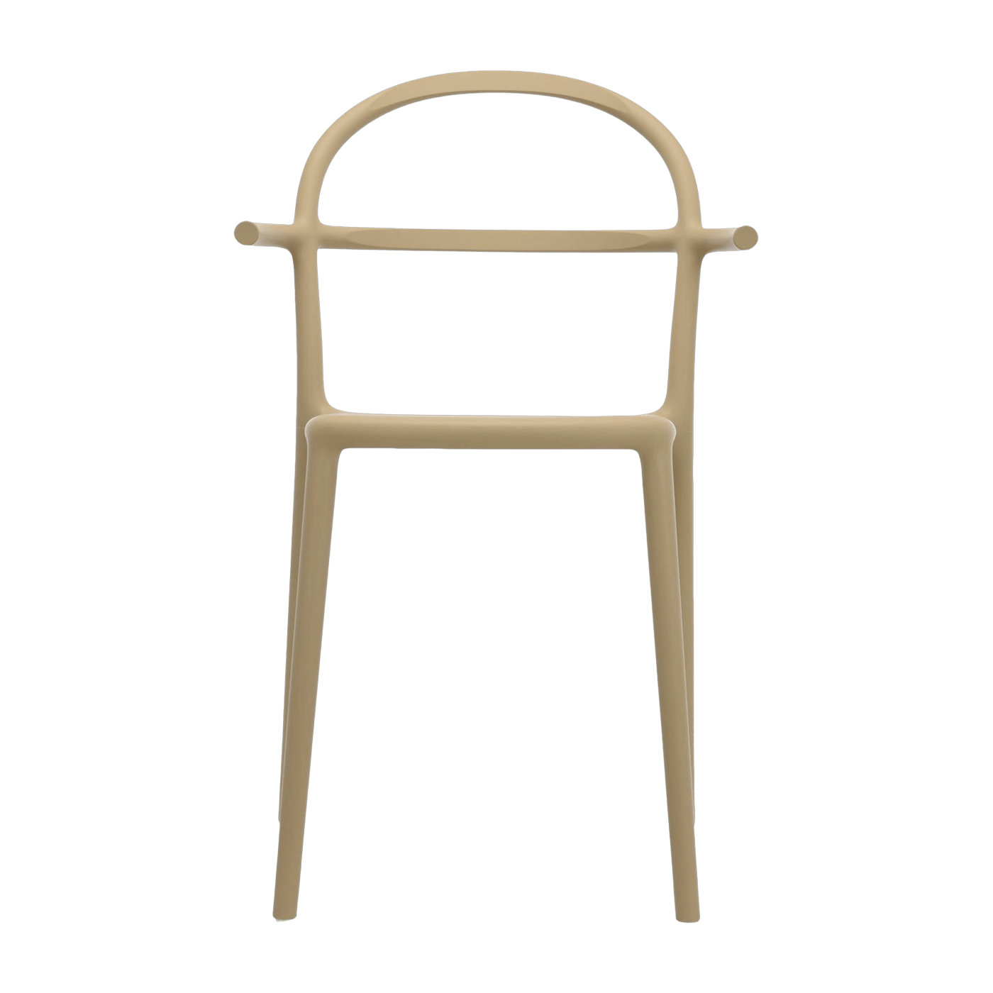 Chaise design beige Generic C - Kartell - The Cool Republic