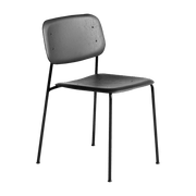 Chaise design en bois de chêne noir Soft Edge 40 - HAY - The Cool Republic