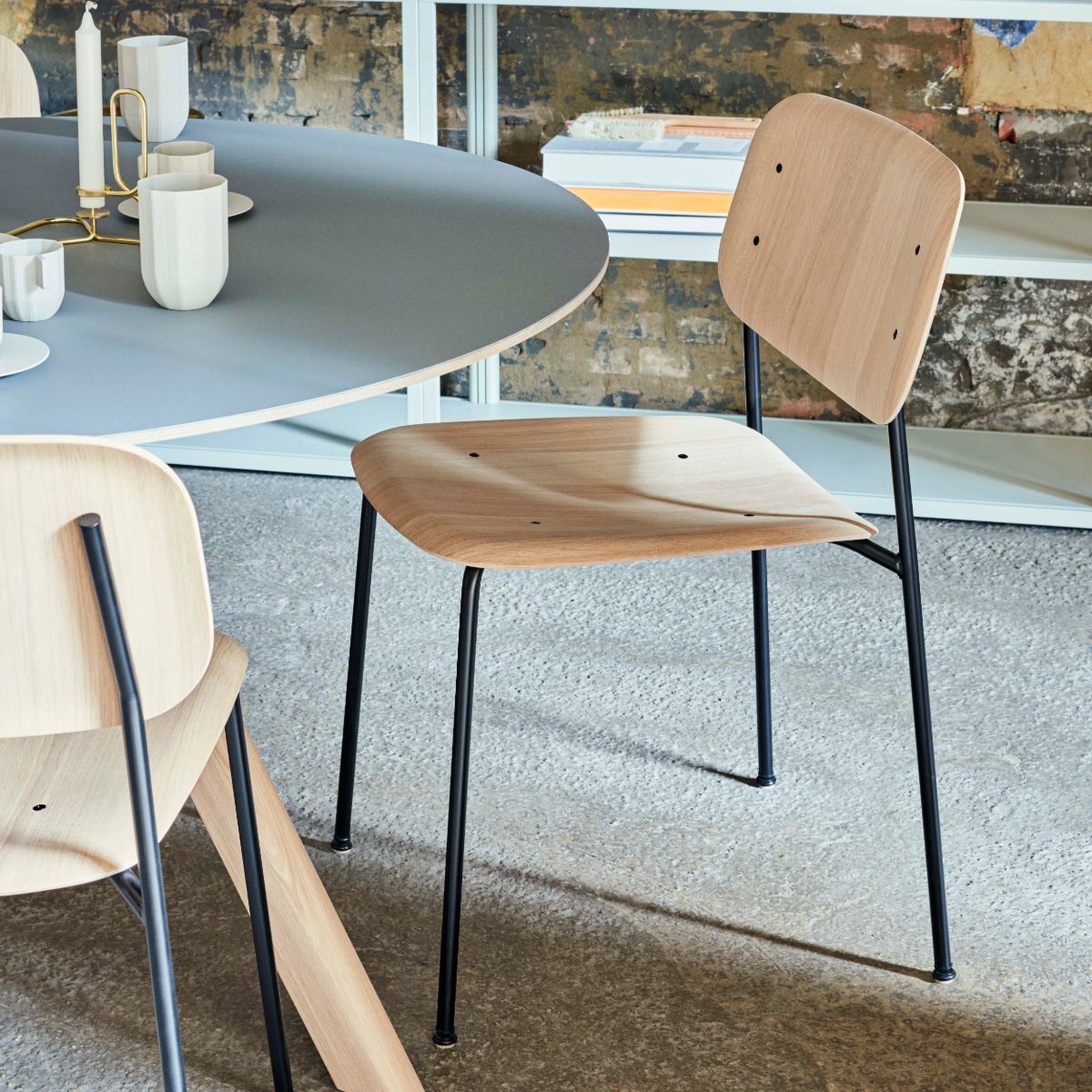 Chaise design en bois de chêne Soft Edge 40 - HAY - The Cool Republic