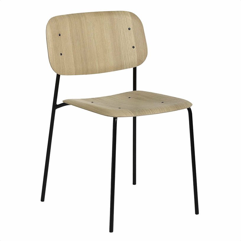 Chaise design en bois de chêne Soft Edge 40 - HAY - The Cool Republic