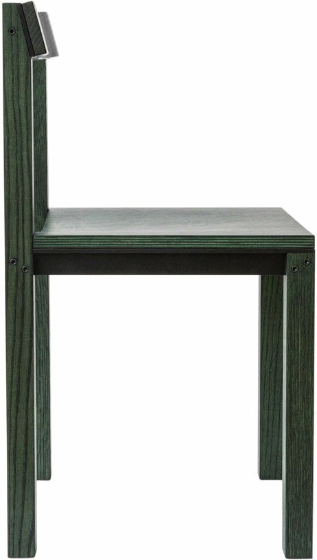 Chaise design en chêne vert Tal - Kann Design - The Cool Republic