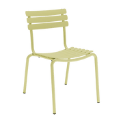 Chaise d'extérieur en aluminium jaune citron 59x54x82cm Alua - Houe - The Cool Republic