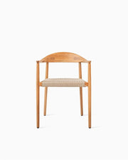 Chaise d'extérieur en en teck massif et corde 55x57x74cm Fika - Vincent Sheppard - The Cool Republic