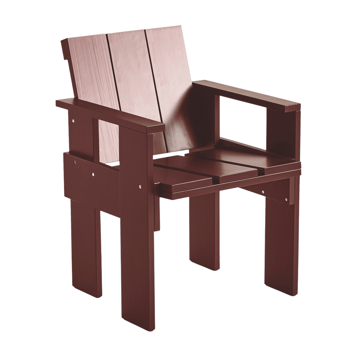 Chaise d'extérieur en pin Iron red Crate - Hay - The Cool Republic