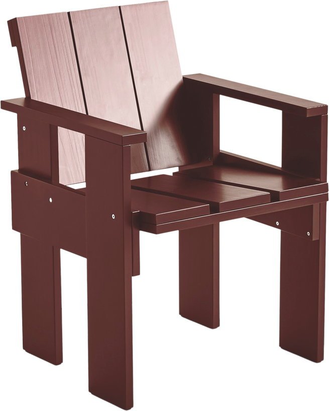 Chaise d'extérieur en pin Iron red Crate - Hay - The Cool Republic