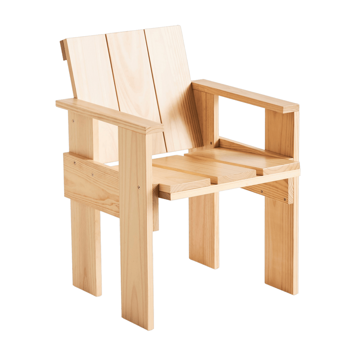 Chaise d'extérieur en pin naturel Crate - Hay - The Cool Republic