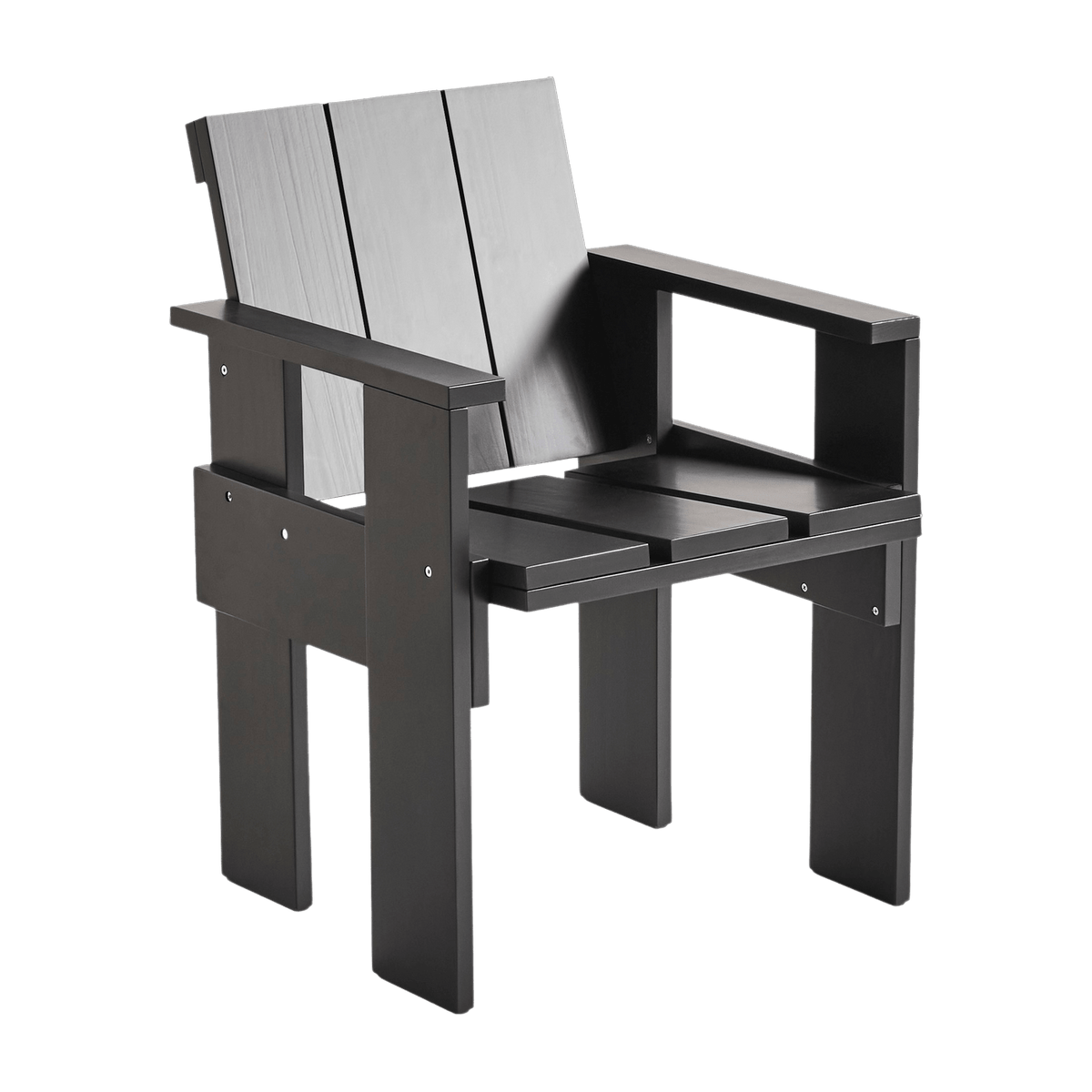 Chaise d'extérieur en pin noire Crate - Hay - The Cool Republic