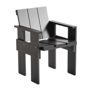 Chaise d'extérieur en pin noire Crate - Hay - The Cool Republic