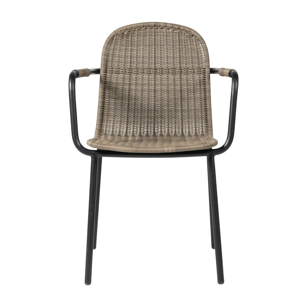 Chaise d'extérieur noir et taupe Wicked - Vincent Sheppard - The Cool Republic