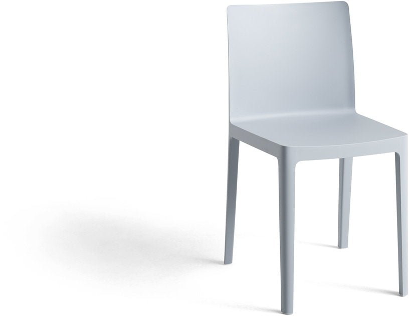 Chaise Élémentaire en plastique bleu gris - HAY - The Cool Republic