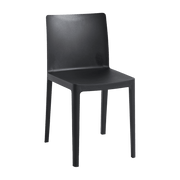 Chaise Élémentaire en plastique noir - HAY - The Cool Republic