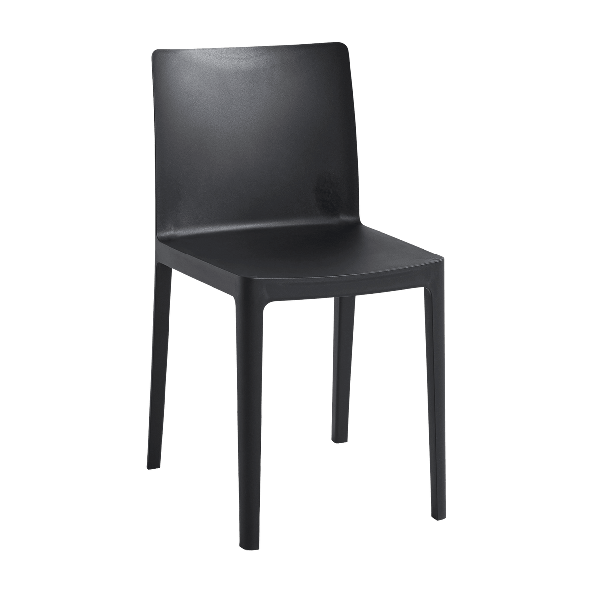 Chaise Élémentaire en plastique noir - HAY - The Cool Republic