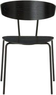Chaise empilable bois et métal Herman Noir - Ferm Living - The Cool Republic