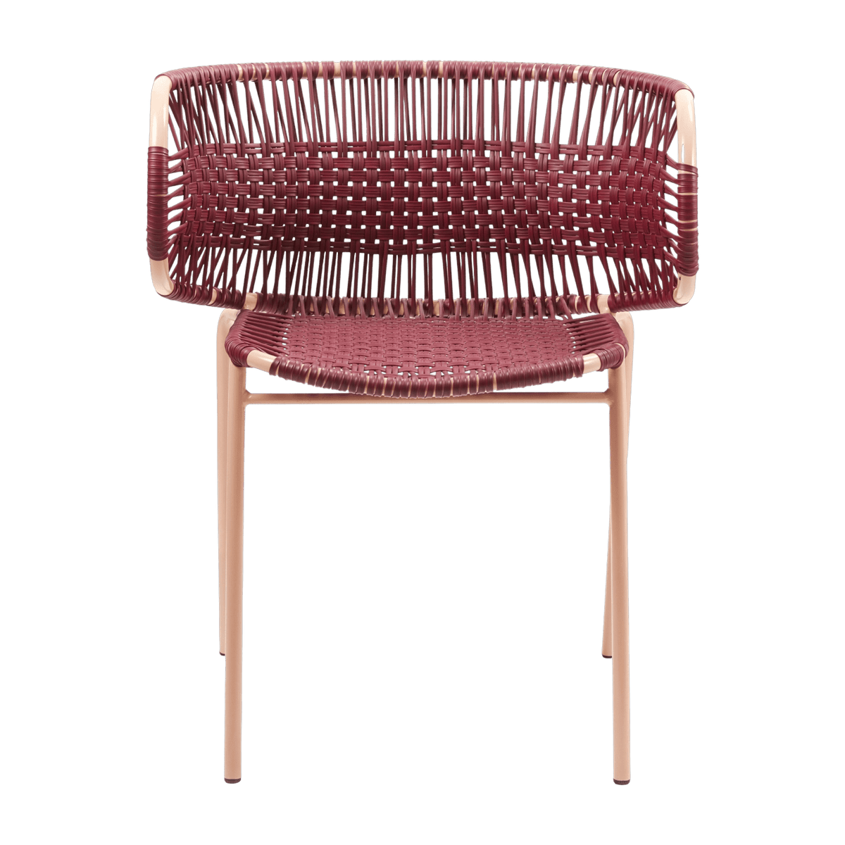 Chaise en acier avec accoudoirs violet Cielo - Ames - The Cool Republic