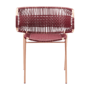 Chaise en acier avec accoudoirs violet Cielo - Ames - The Cool Republic