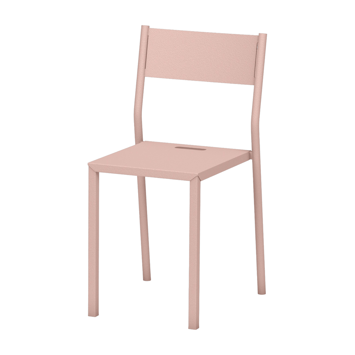 Chaise en acier baby pink Take - Matière Grise - The Cool Republic