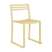 Chaise en acier beige mat Chop - Hem - The Cool Republic