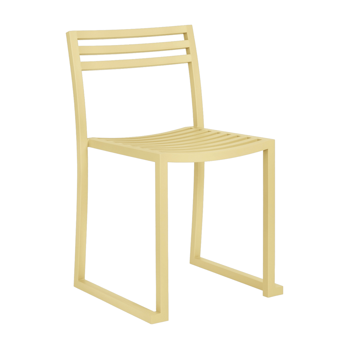 Chaise en acier beige mat Chop - Hem - The Cool Republic
