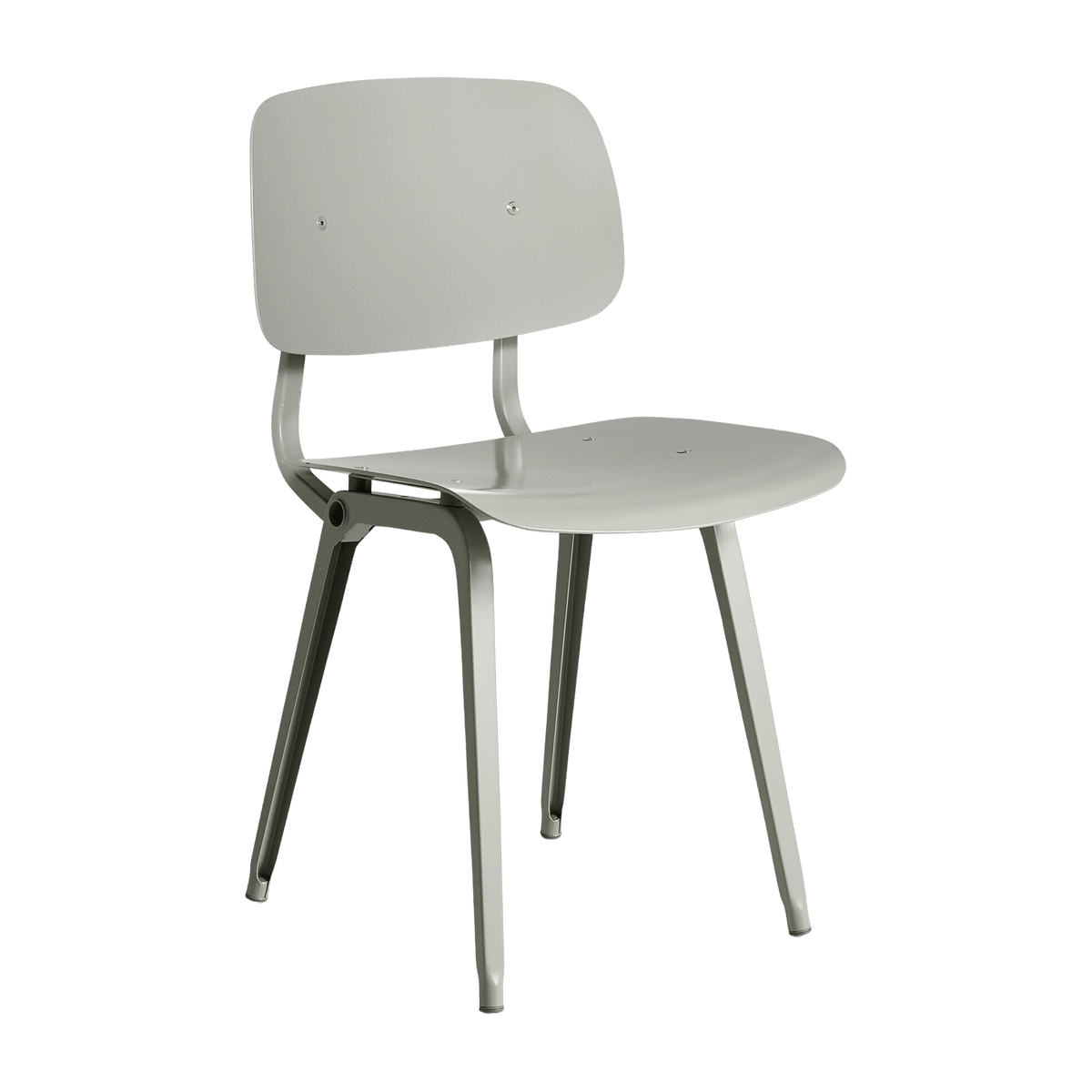 Chaise en acier beige Revolt - HAY - The Cool Republic