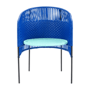 Chaise en acier bleu Caribe - Ames - The Cool Republic