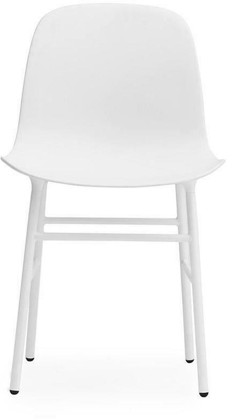 Chaise en acier et pp blanc Form - Normann Copenhagen - The Cool Republic