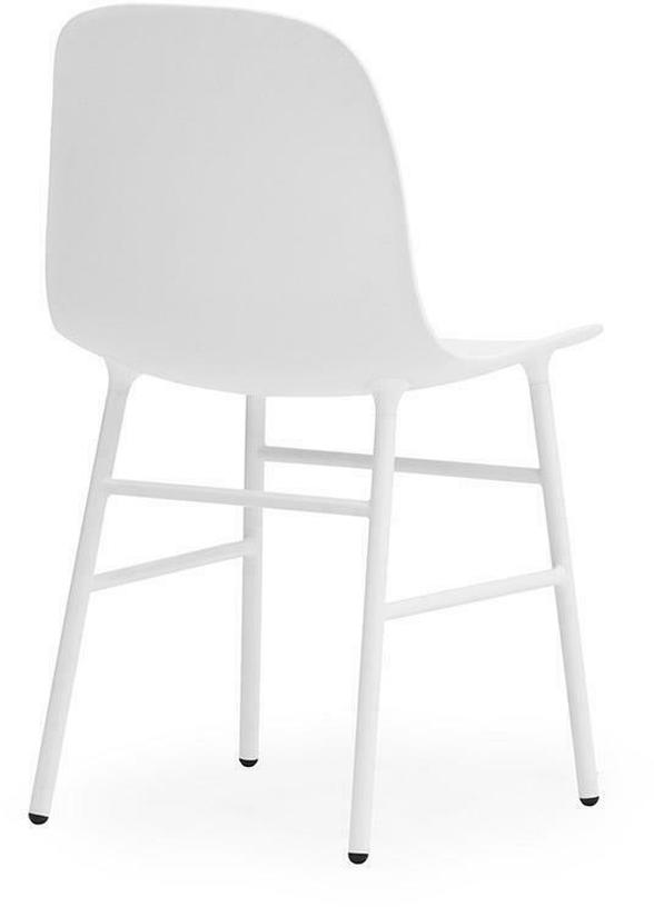Chaise en acier et pp blanc Form - Normann Copenhagen - The Cool Republic