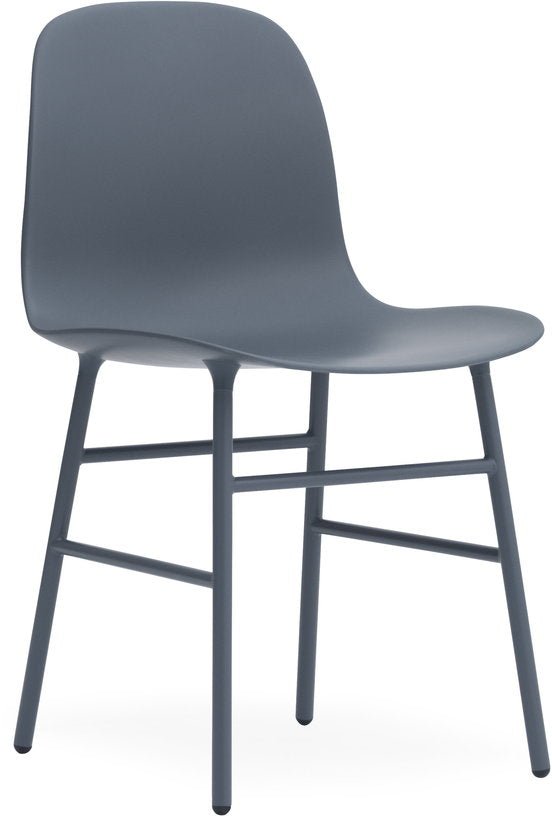 Chaise en acier et pp bleu Form - Normann Copenhagen - The Cool Republic