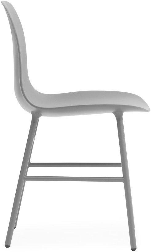 Chaise en acier et pp gris Form - Normann Copenhagen - The Cool Republic