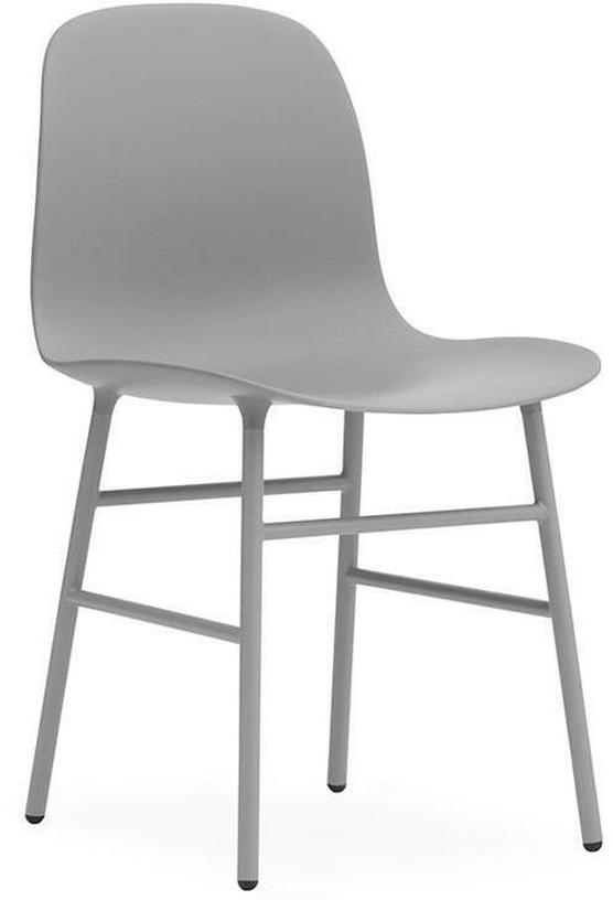 Chaise en acier et pp gris Form - Normann Copenhagen - The Cool Republic