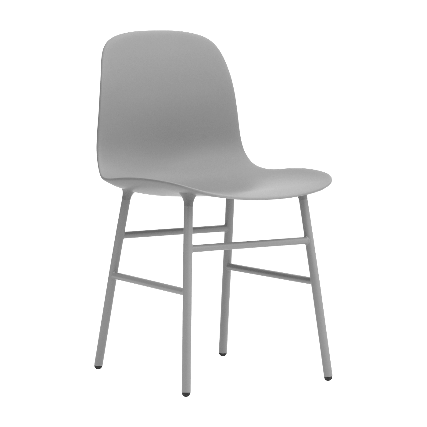 Chaise en acier et pp gris Form - Normann Copenhagen - The Cool Republic