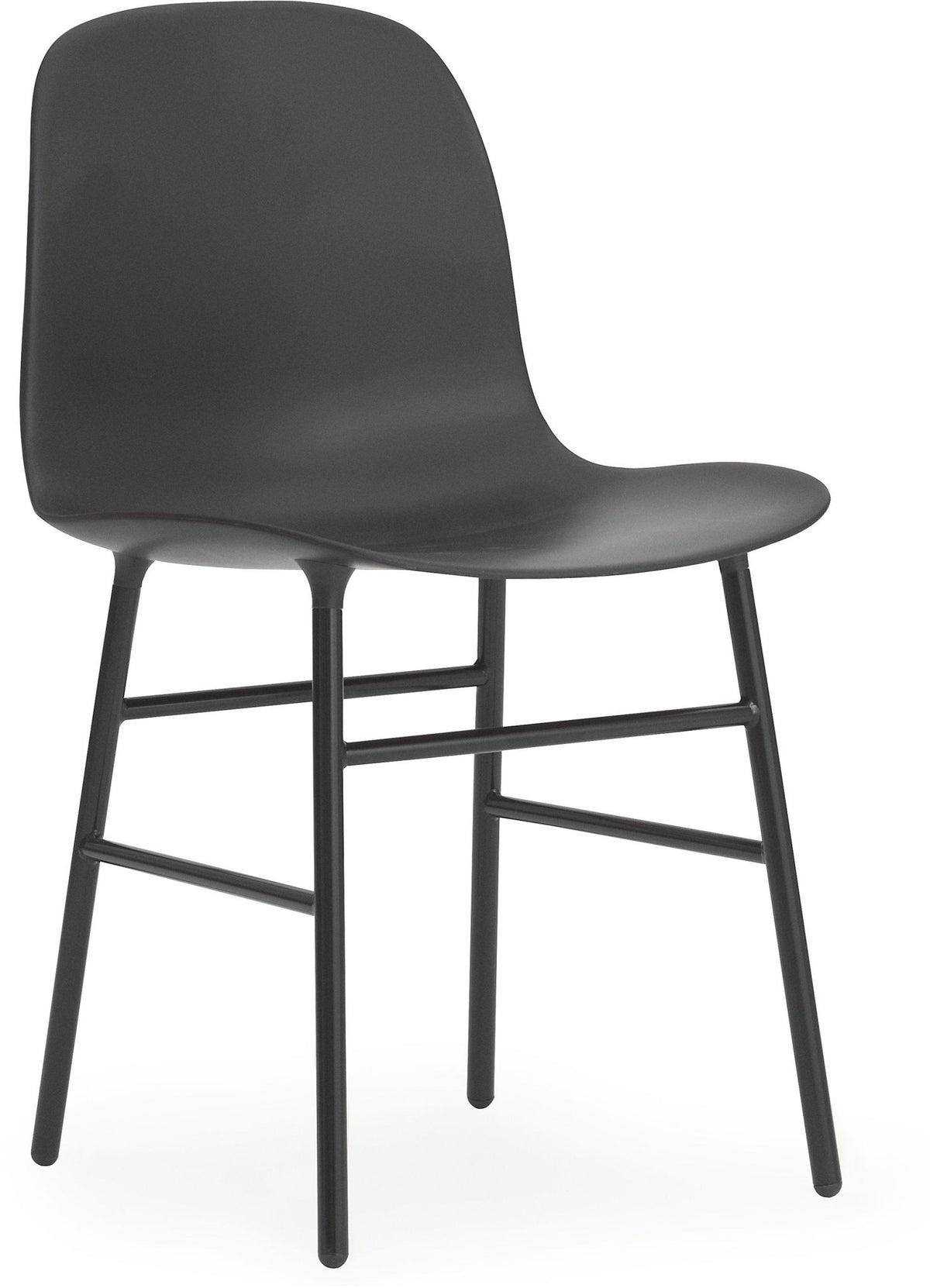 Chaise en acier et pp noir Form - Normann Copenhagen - The Cool Republic