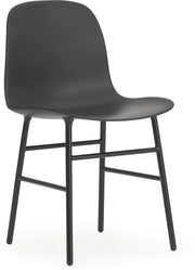 Chaise en acier et pp noir Form - Normann Copenhagen - The Cool Republic