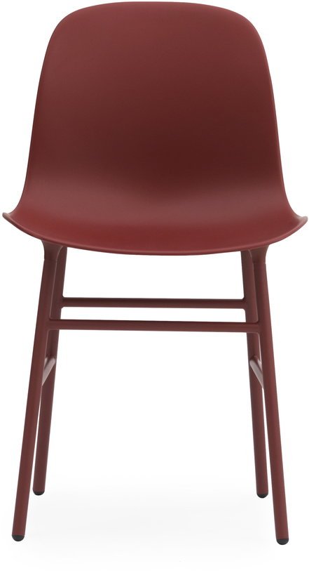 Chaise en acier et pp rouge Form - Normann Copenhagen - The Cool Republic