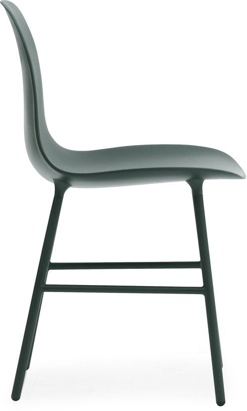 Chaise en acier et pp vert Form - Normann Copenhagen - The Cool Republic