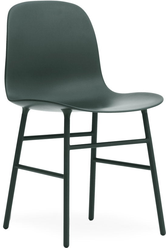 Chaise en acier et pp vert Form - Normann Copenhagen - The Cool Republic
