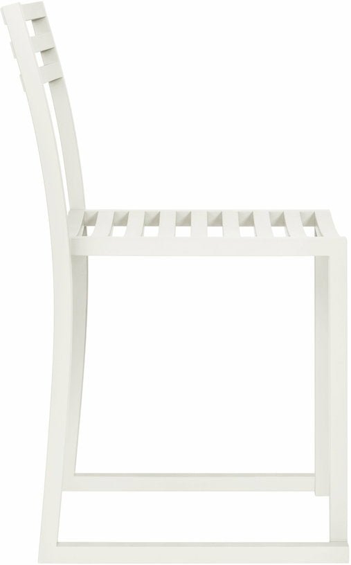 Chaise en acier gris blanc mat Chop - Hem - The Cool Republic