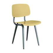 Chaise en acier jaune Revolt - HAY - The Cool Republic