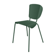 Chaise en acier mat olive Batchair - Matière Grise - The Cool Republic