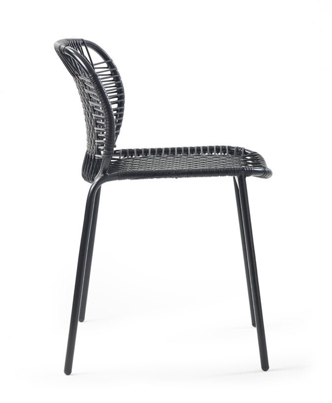 Chaise en acier noir Cielo - Ames - The Cool Republic