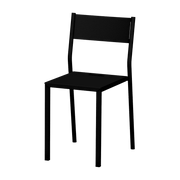 Chaise en acier noir mat Take - Matière Grise - The Cool Republic